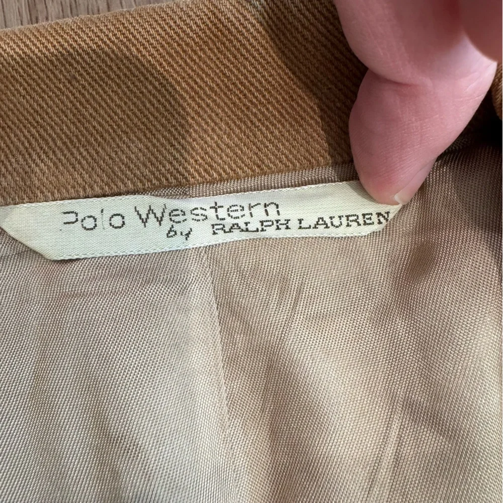 Ralph Lauren Polo Western Tan blazer - Picture 2 of 13